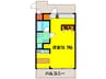 Ｖｉｌｌａ　Ｂｉａｎｃａ 1Rの間取り