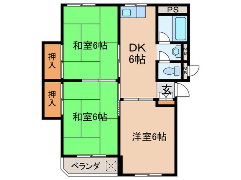 間取図 辻マンション