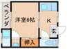 メゾン・ド・カイ 1Kの間取り