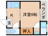 メゾン・ド・カイ 1Kの間取り
