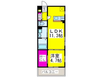 間取図 フィアスコート鈴ノ宮