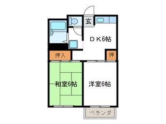 間取図 清水セカンドハイツ