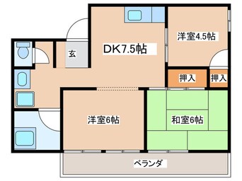 間取図 サンハイム陵西