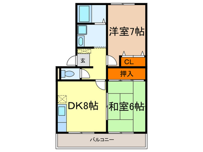間取図 ボヌ－ル・アシヤ