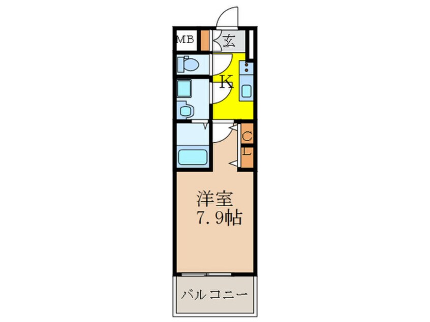 間取図 アドバンス新大阪Ⅴ(302)