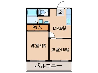 間取図 サンシティ半白