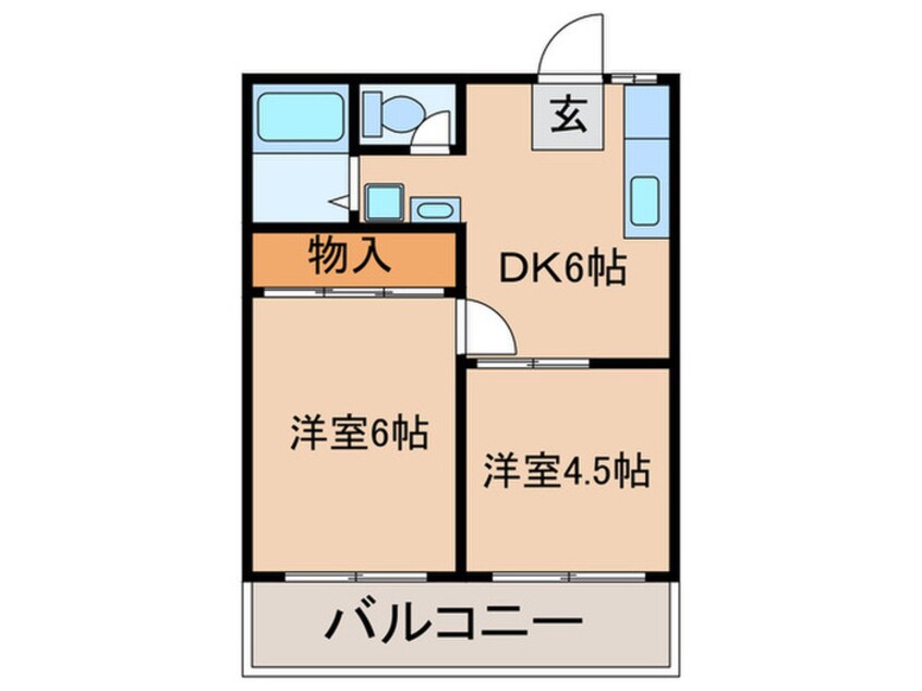 間取図 サンシティ半白