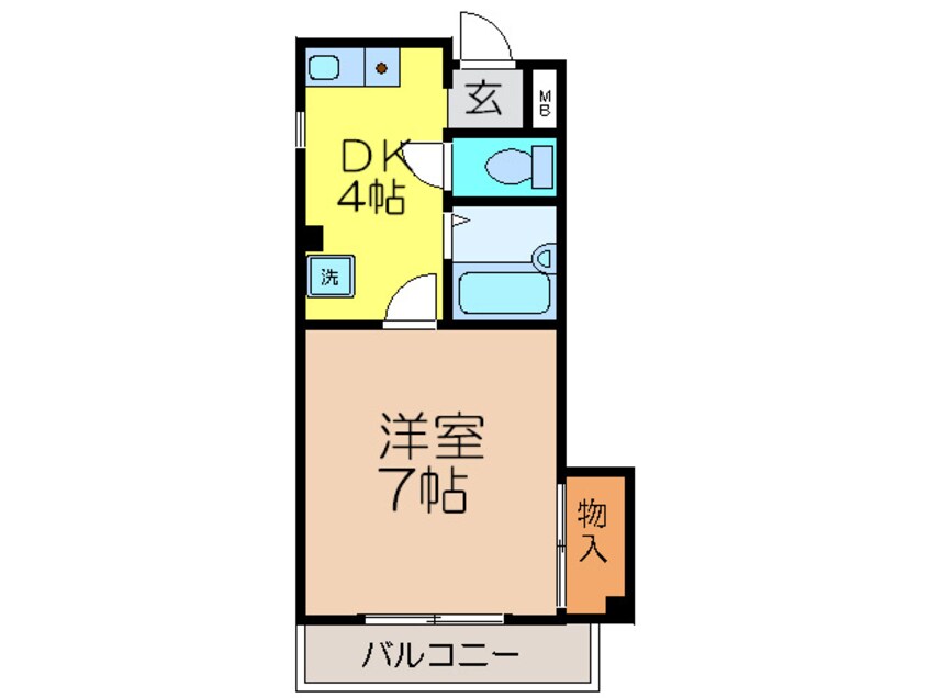 間取図 中村１０番館