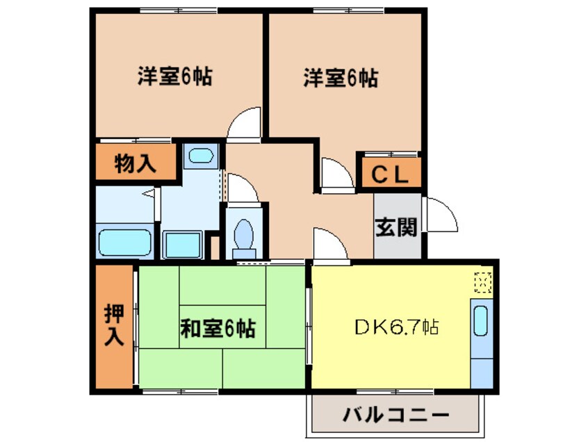 間取図 グロ－バルメゾン