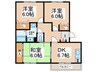 グロ－バルメゾン 3DKの間取り