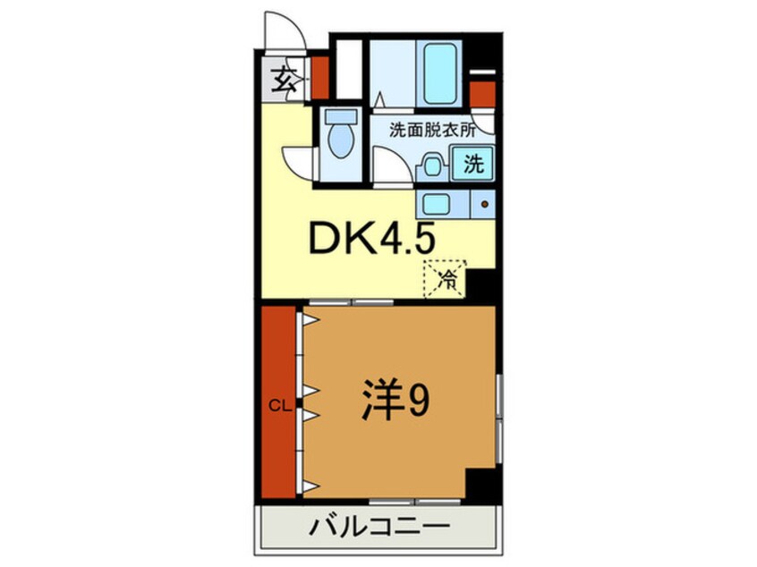 間取図 トライレイトナ