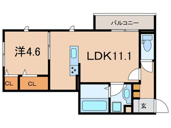 間取図 キャトルセゾン