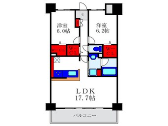 間取図 ミッドヴィレッジ曽根