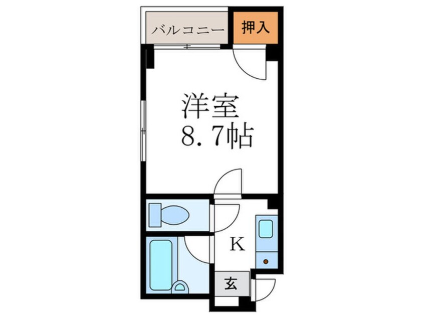 間取図 ヴェルメゾン山階