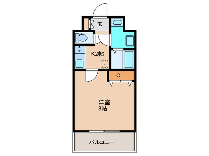 間取り図 プレサンス梅田(605)