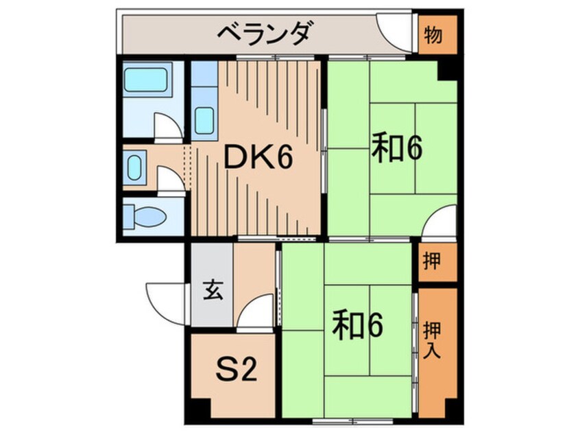 間取図 メゾン武庫川