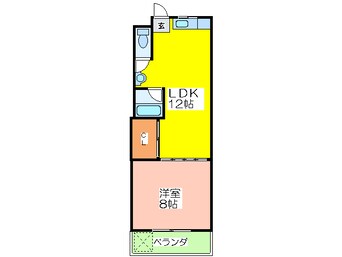 間取図 シャルマン桜宮