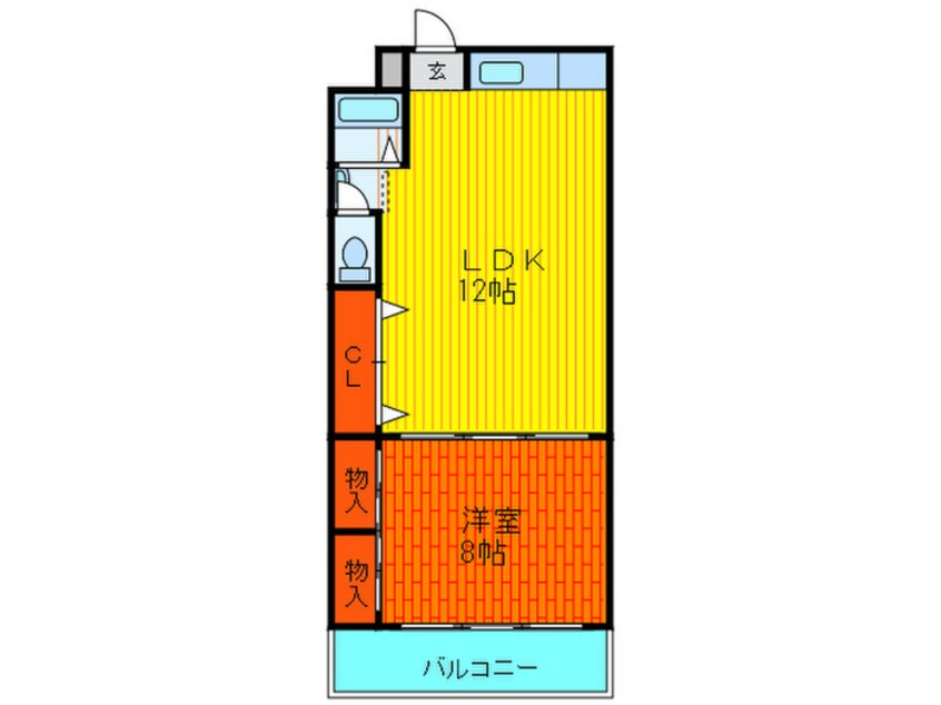 間取図 シャルマン桜宮