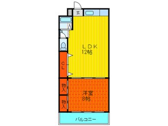 間取図 シャルマン桜宮