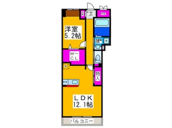 間取図 トライアンフ北三国
