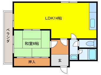 間取図 小松里マンション