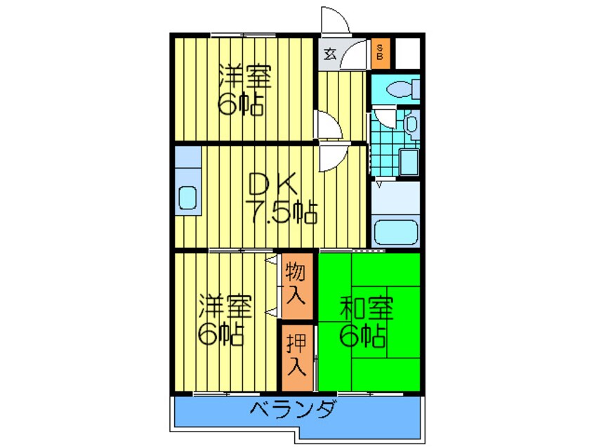 間取図 ア－バンライフ大宮