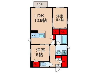 間取図 シャーメゾン　フェリシード