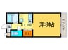 ジュネス堀川 1Kの間取り