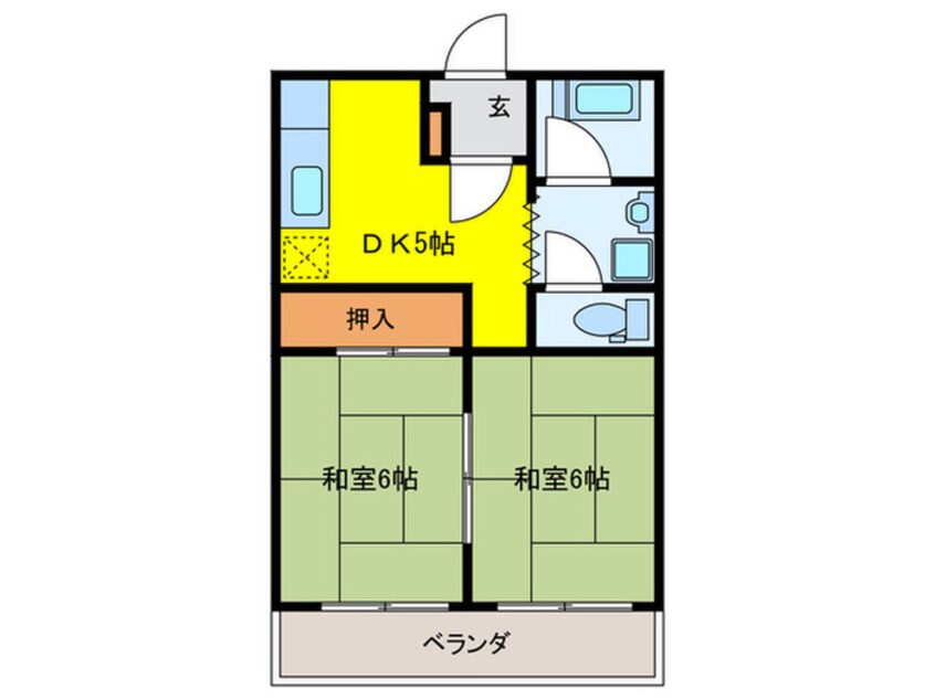 間取図 ハイツ２１