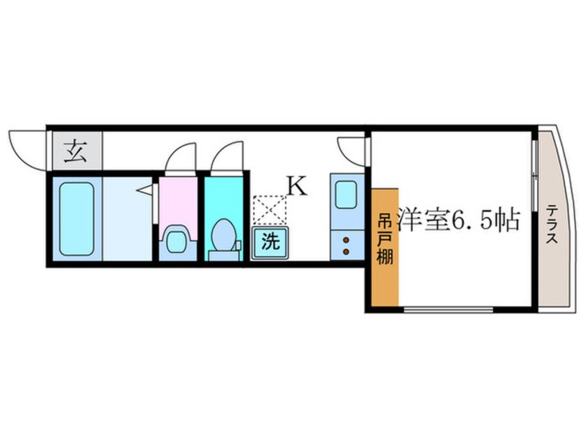 間取図 グランポレ-ル長岡京