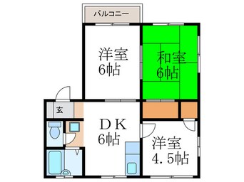 間取図 アビタシオン２８８