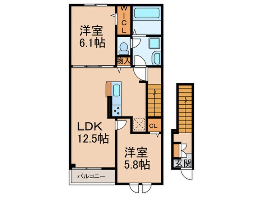 間取図 コンフォール北園