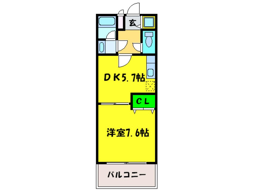 間取図 ラパス高倉台Ⅲ番館