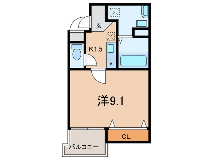 間取り図 プランド－ル大原