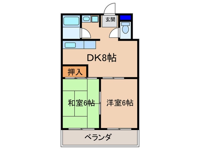 間取り図 ガ－デンハイツ広野
