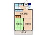 ガ－デンハイツ広野 2DKの間取り