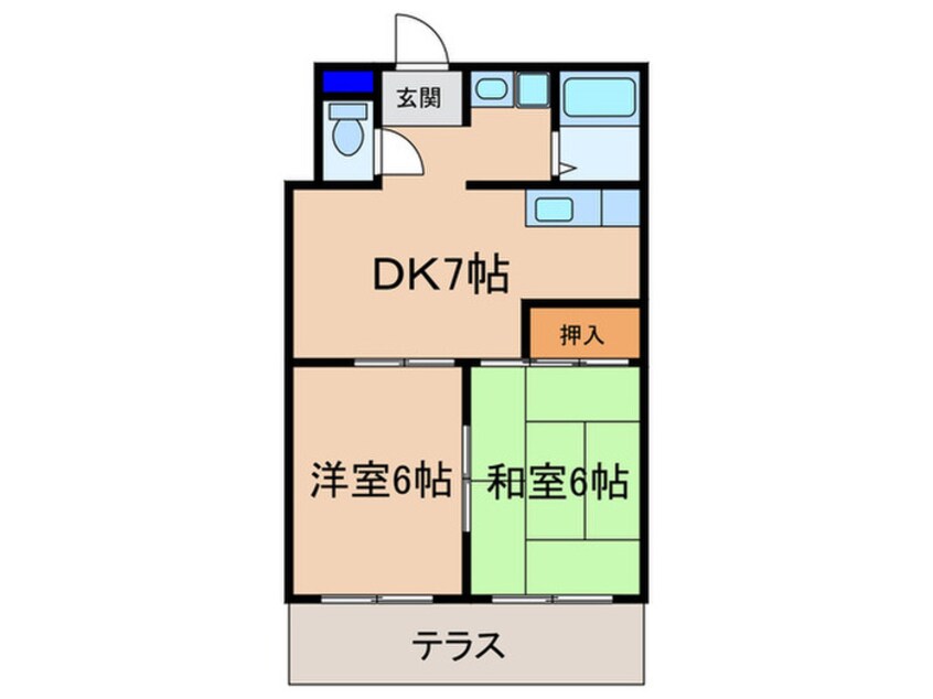 間取図 ガ－デンハイツ広野