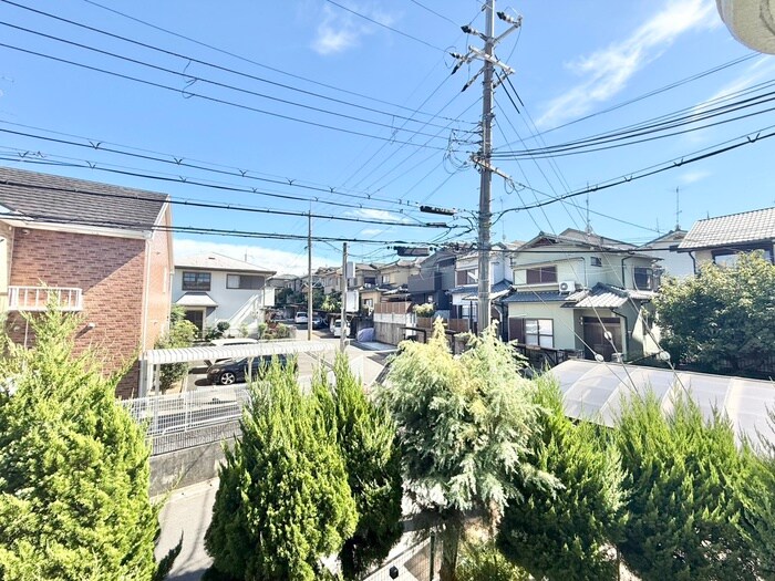 室内からの展望 ガ－デンハイツ広野