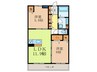 コンフォールZEN　W棟 2LDKの間取り