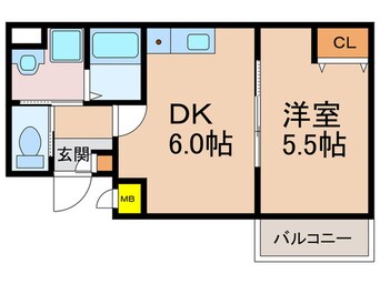 間取図 プライムコート出来島