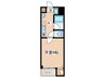 Clover住吉南 1Kの間取り