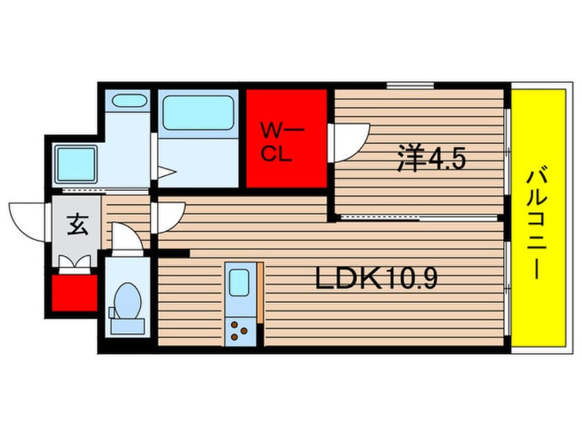 間取図 ベガサークル立花