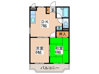 間取図 グリ－ンキャッスル