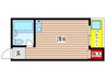 箕輪桜コ－ポ 1Rの間取り