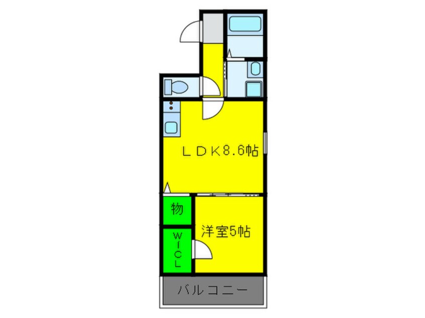 間取図 チェリーブロッサムⅠ番館