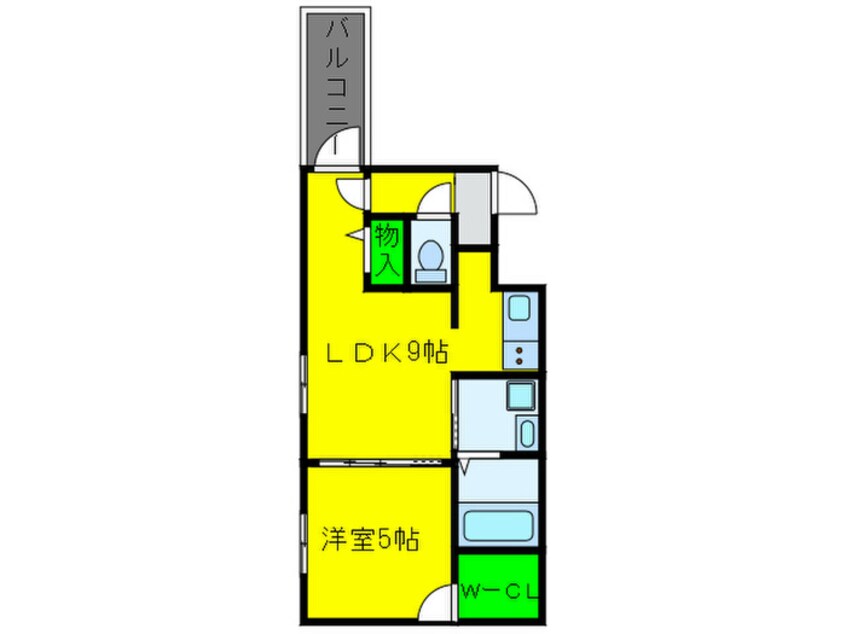 間取図 チェリーブロッサムⅠ番館