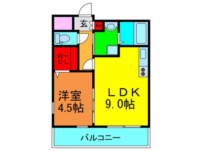 間取図 ソレイユ香里