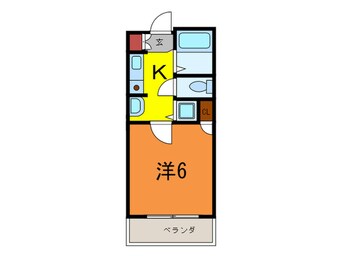 間取図 プレサンス神戸裁判所前
