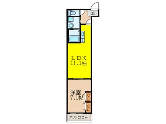 間取図 フジパレス阪急豊津駅南Ⅱ番館