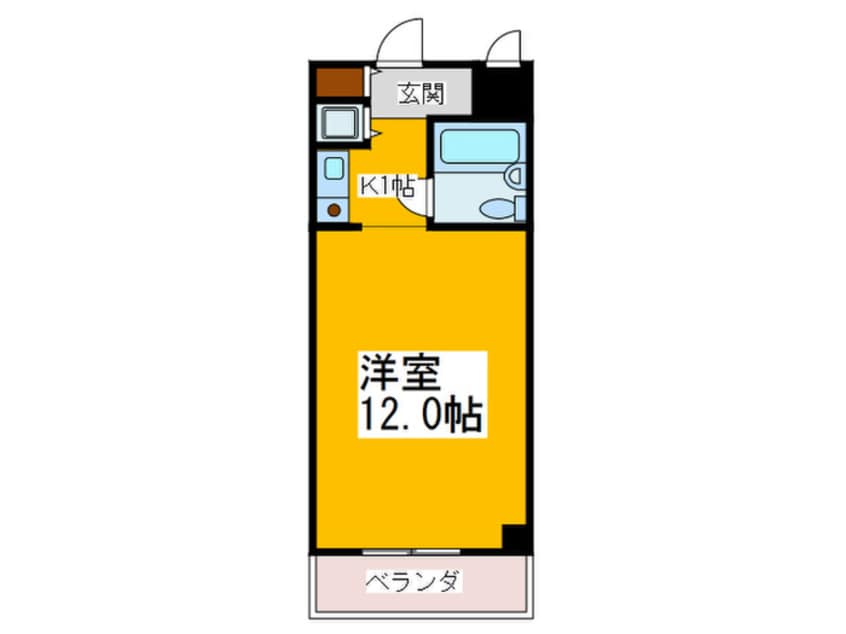 間取図 トゥ－ルロワイエ上本町